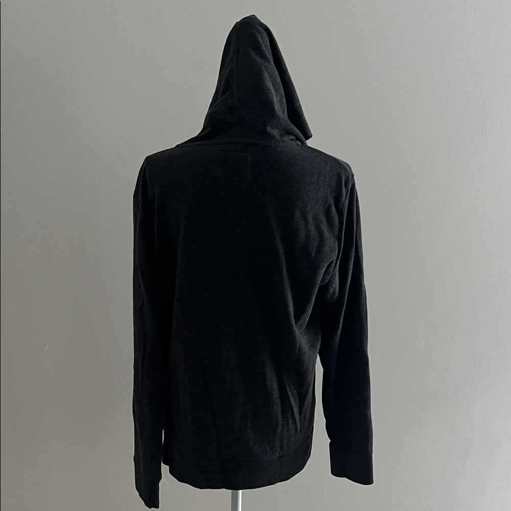 Express Black Zip Up Sweater for Men - Picture 4 of 9